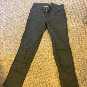 Womens carhartt double front work pants